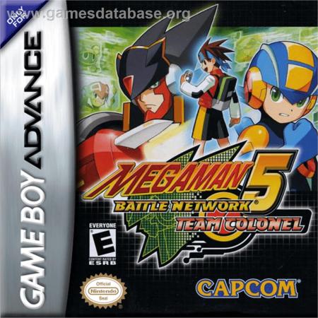 Cover Megaman Battle Network 5 - Team Colonel for Game Boy Advance